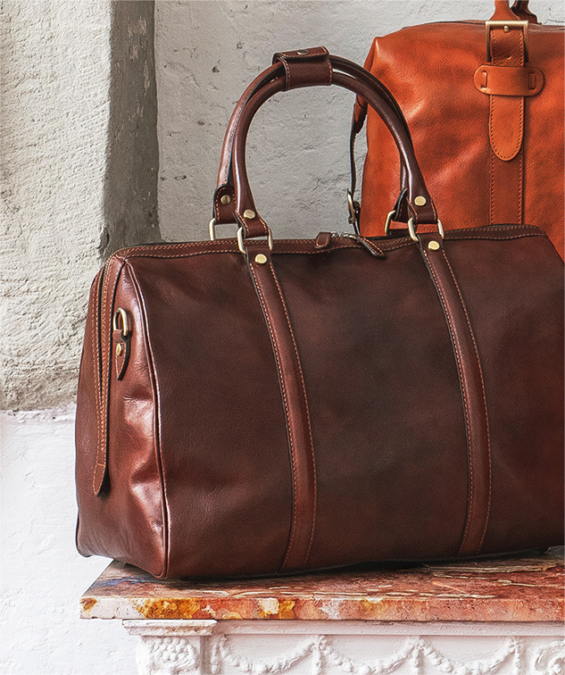 leather duffle bags