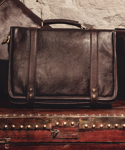 Leather bags |100% full grain Italian leather | Old Angler Shop USA