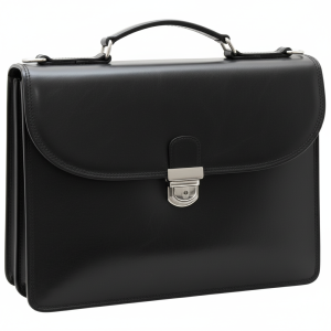 Cartella in vacchetta-Nero