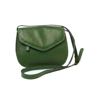 Full grain calfskin shoulder bag - Green