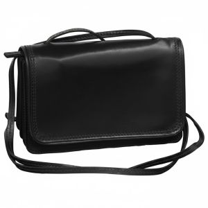 Leather shoulder bag - Black