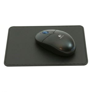 Leather Mouse pad - black