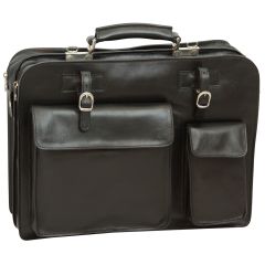 Leather Briefcase - Black