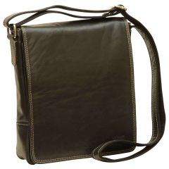Leather I-Pad bag - Black