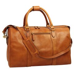 Travel Bag with shoulder strap - Brown colonial