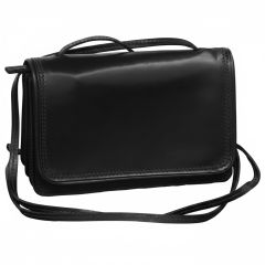 Leather shoulder bag - Black