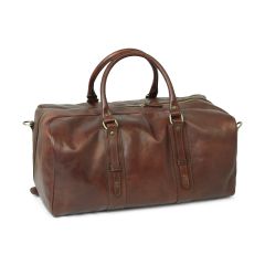 Full grain Leather travel bag - brown