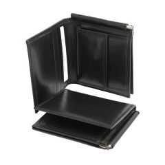 Three part wallet - Black