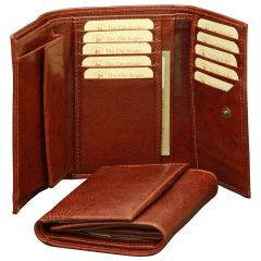 Women's Leather Trifold Wallet