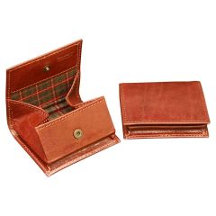 Leather Coin Purse - Brown