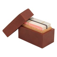 Leather Card Case - Brown