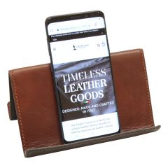 Leather Ipad and iphone stand 