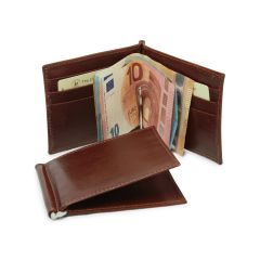 Full grain leather wallet - brown