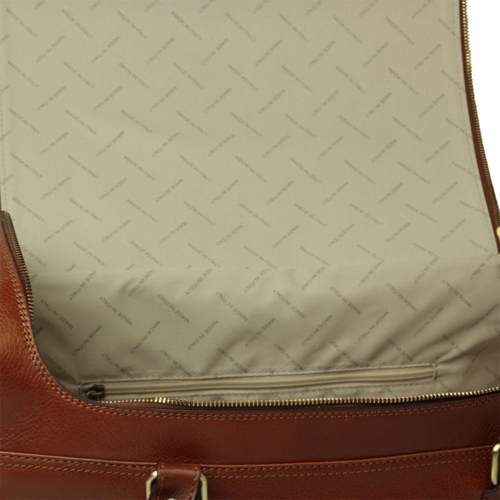Arno Leather Travel Bag - Brown | 077805MA US | Old Angler Firenze