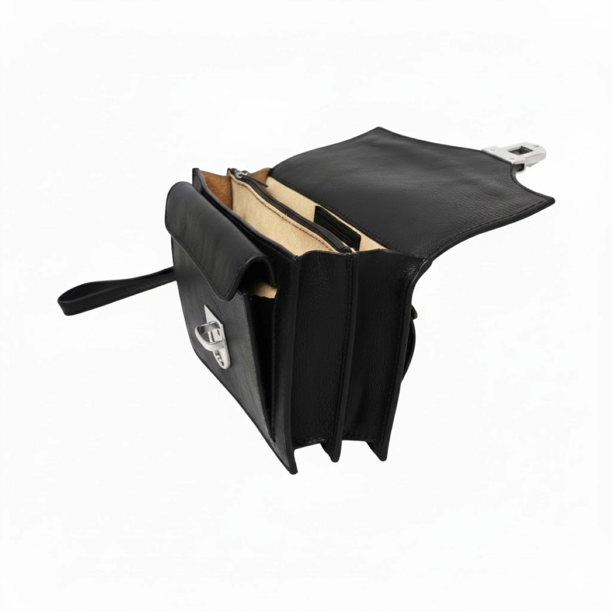 Leather clutch.|073989NE|Old Angler Firenze