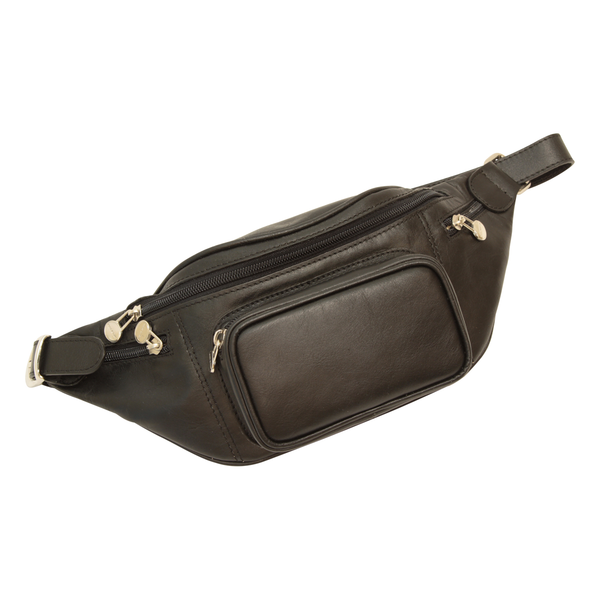 Leather belt pack - Black | 203089NE US | Old Angler Firenze