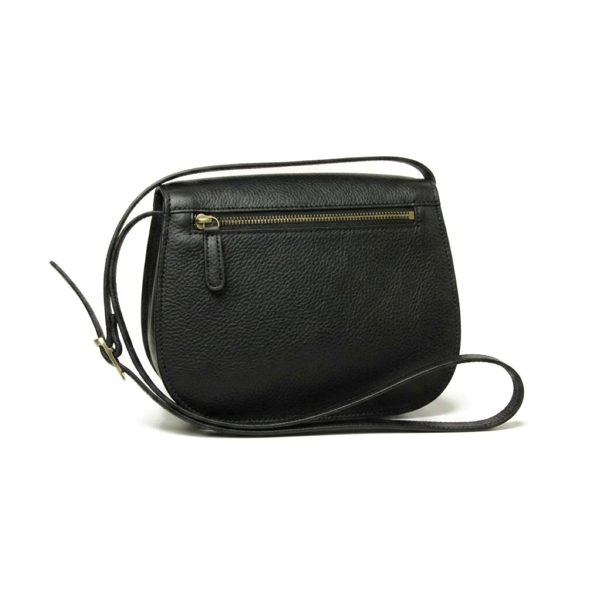  Calfskin shoulder bag - Black|209889NE|Old Angler Firenze