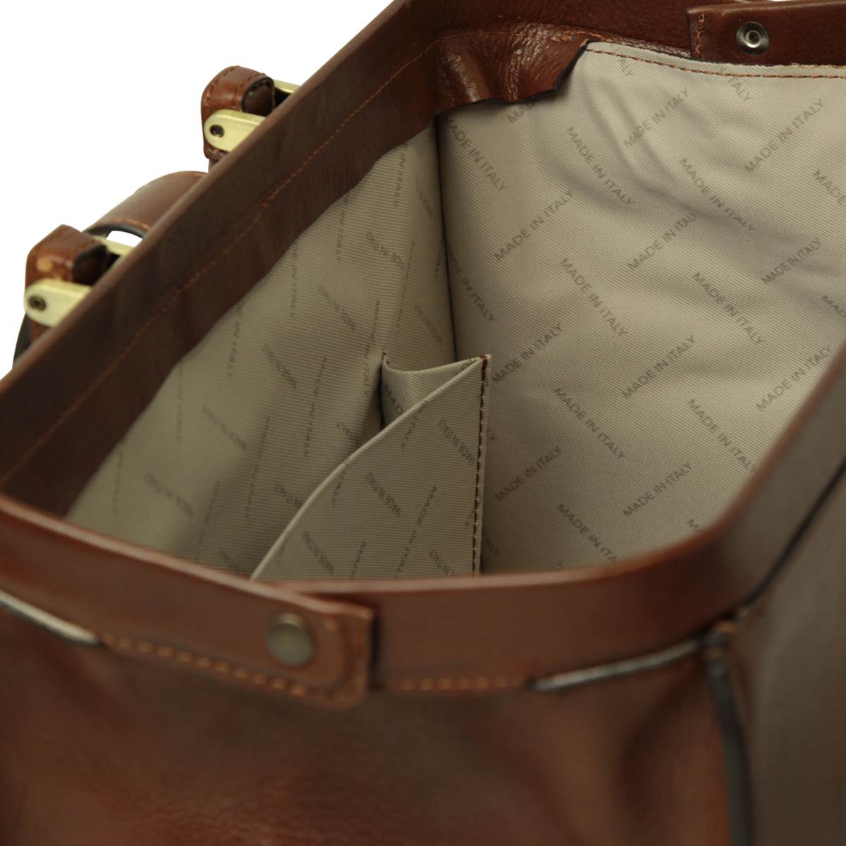 Cowhide leather Doctor's bag - Brown | 301305MA US | Old Angler Firenze