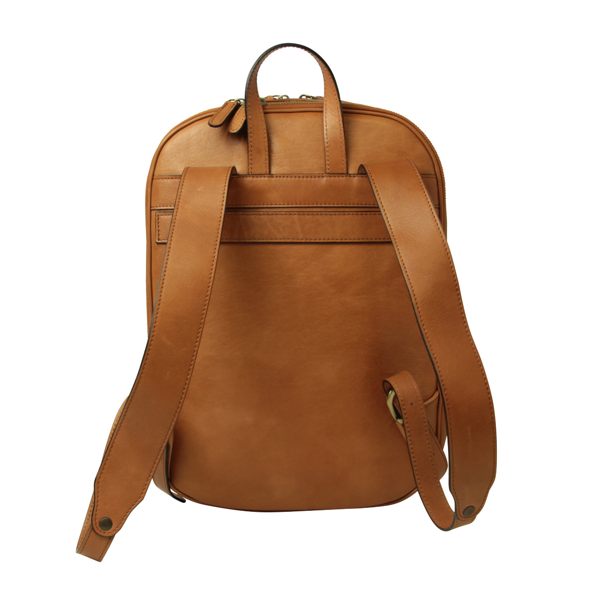Soft Calfskin Leather Laptop Backpack - Gold | 031491CO | EURO | Old Angler Firenze