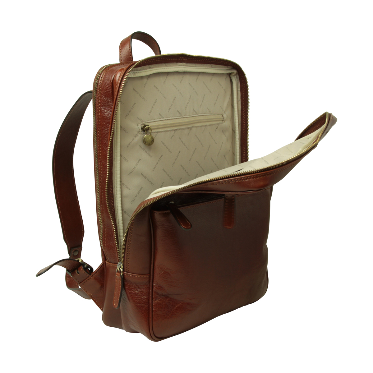 Leather backpack  413689MA | 413689MA US | Old Angler Firenze