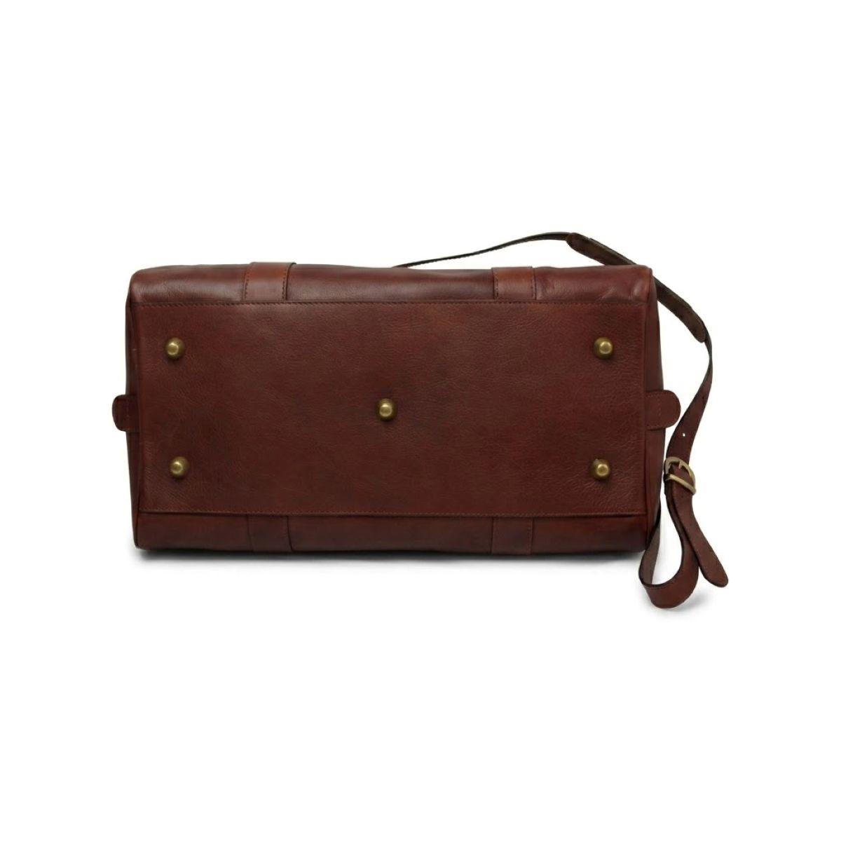 100% full grain leather travel bag - Brown|414893MA|Old Angler Firenze