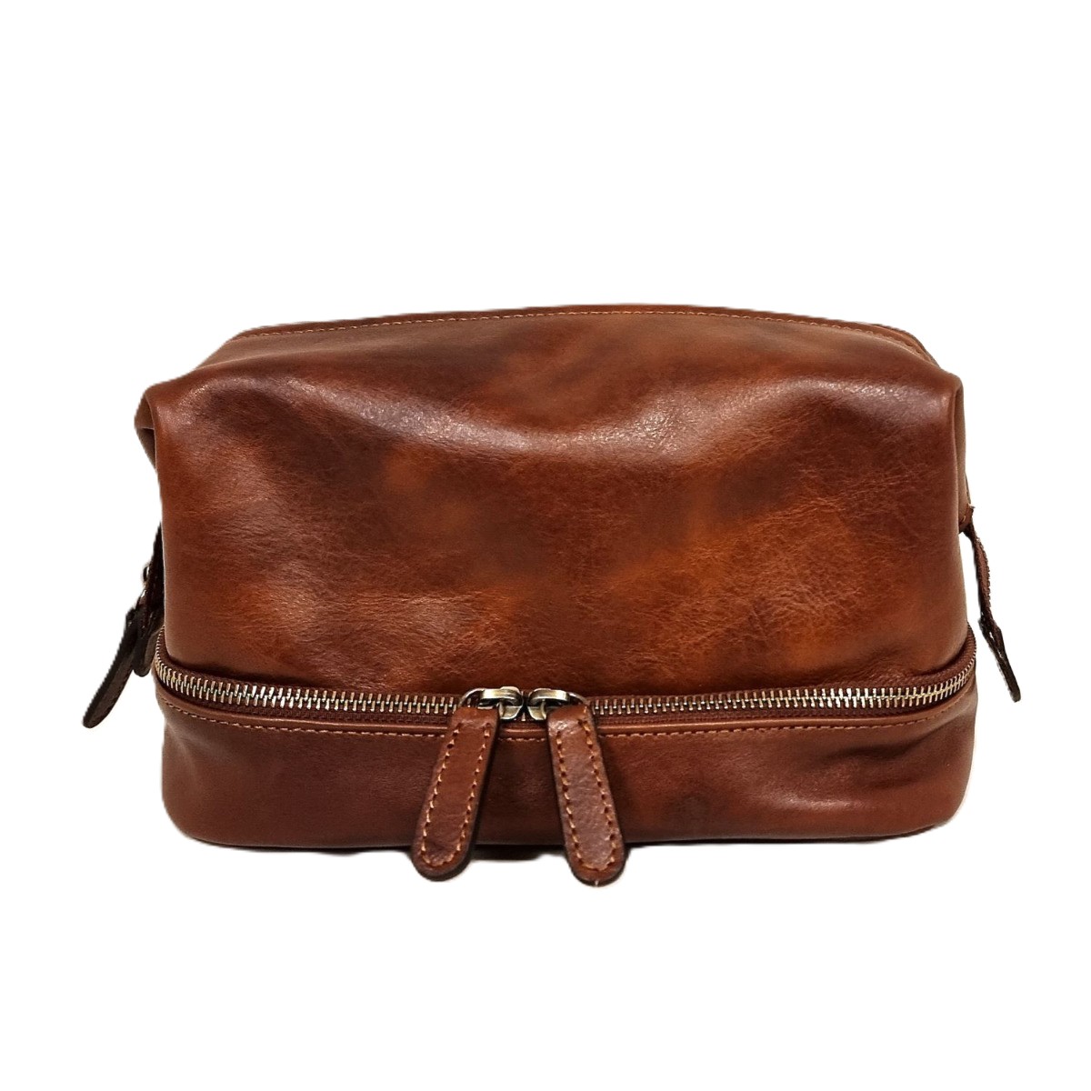 Beauty case zipped bottom-Brown|416993MA|Old Angler Firenze
