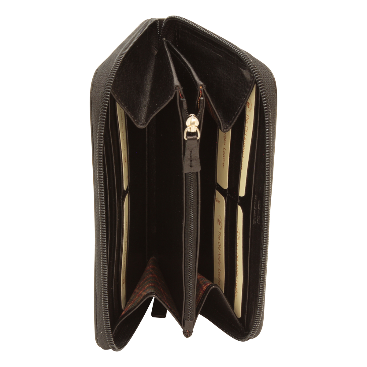 Portafoglio con portamonete interno - nero | 557605NE | Old Angler Firenze