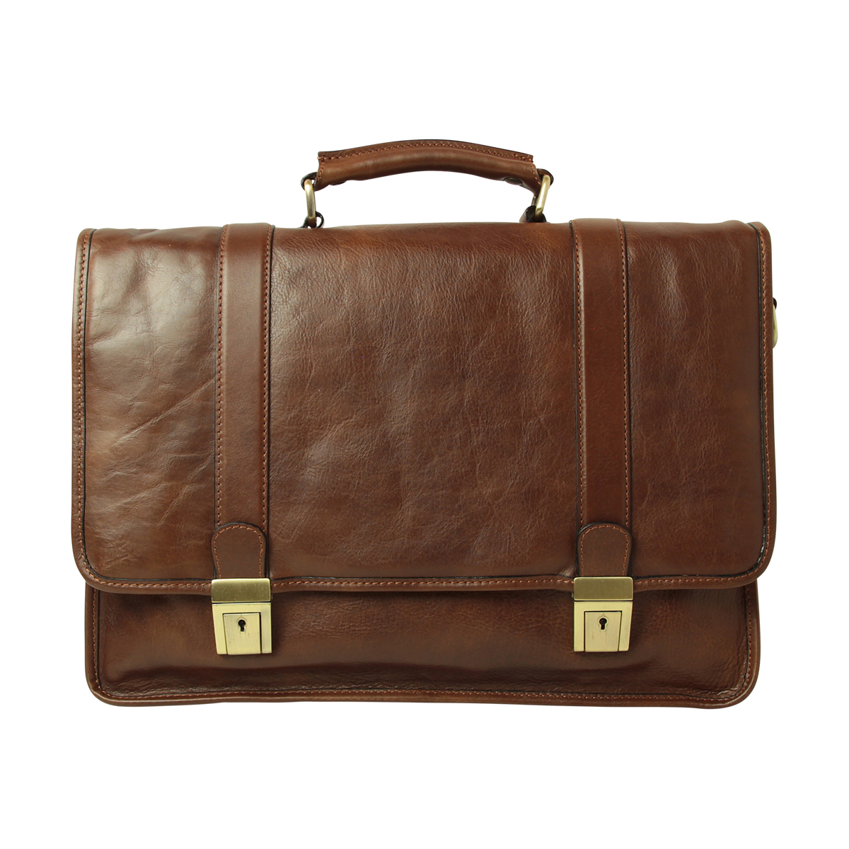 Calfskin Leather Briefcase