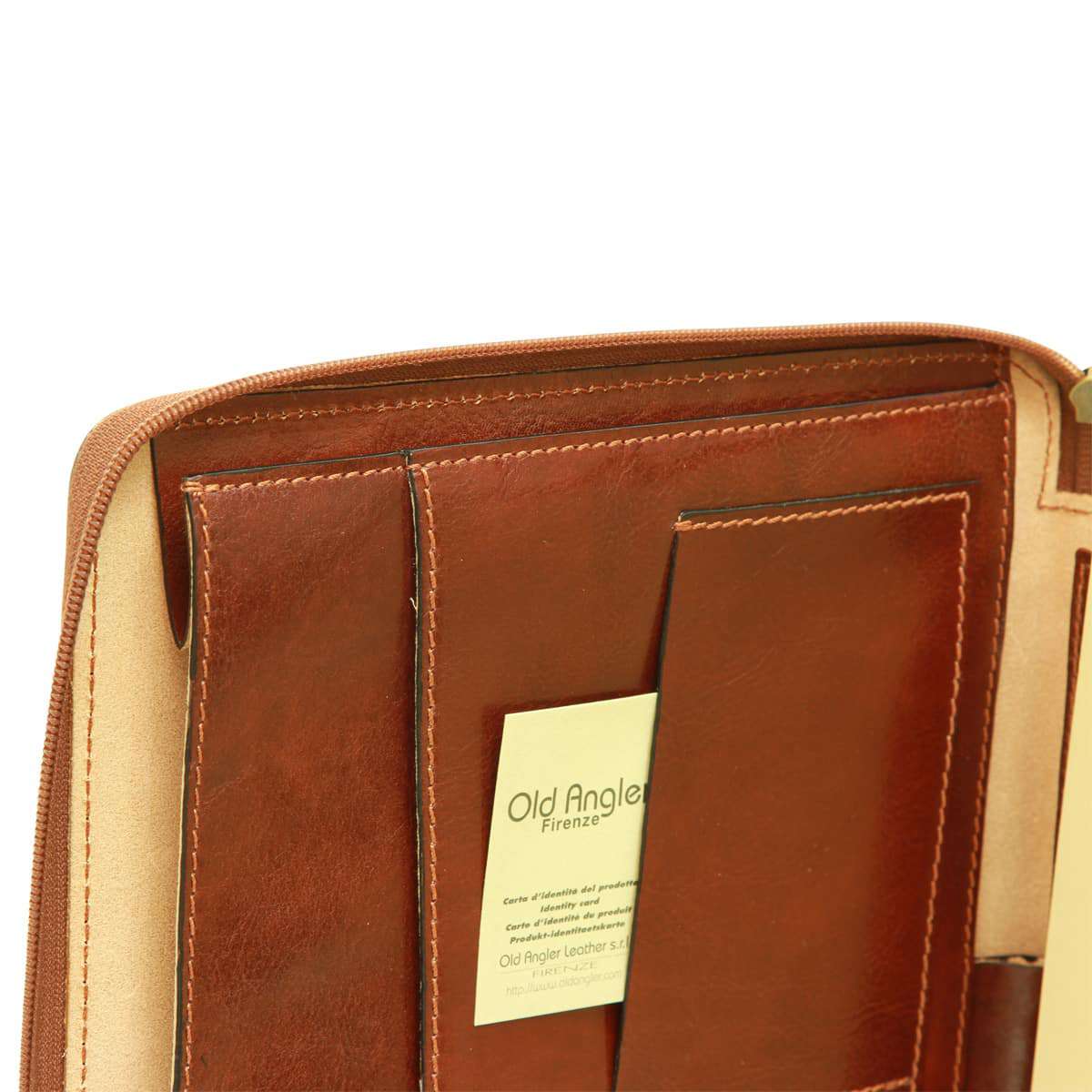 Cowhide leather portfolio - Brown | 059405MA | EURO | Old Angler Firenze