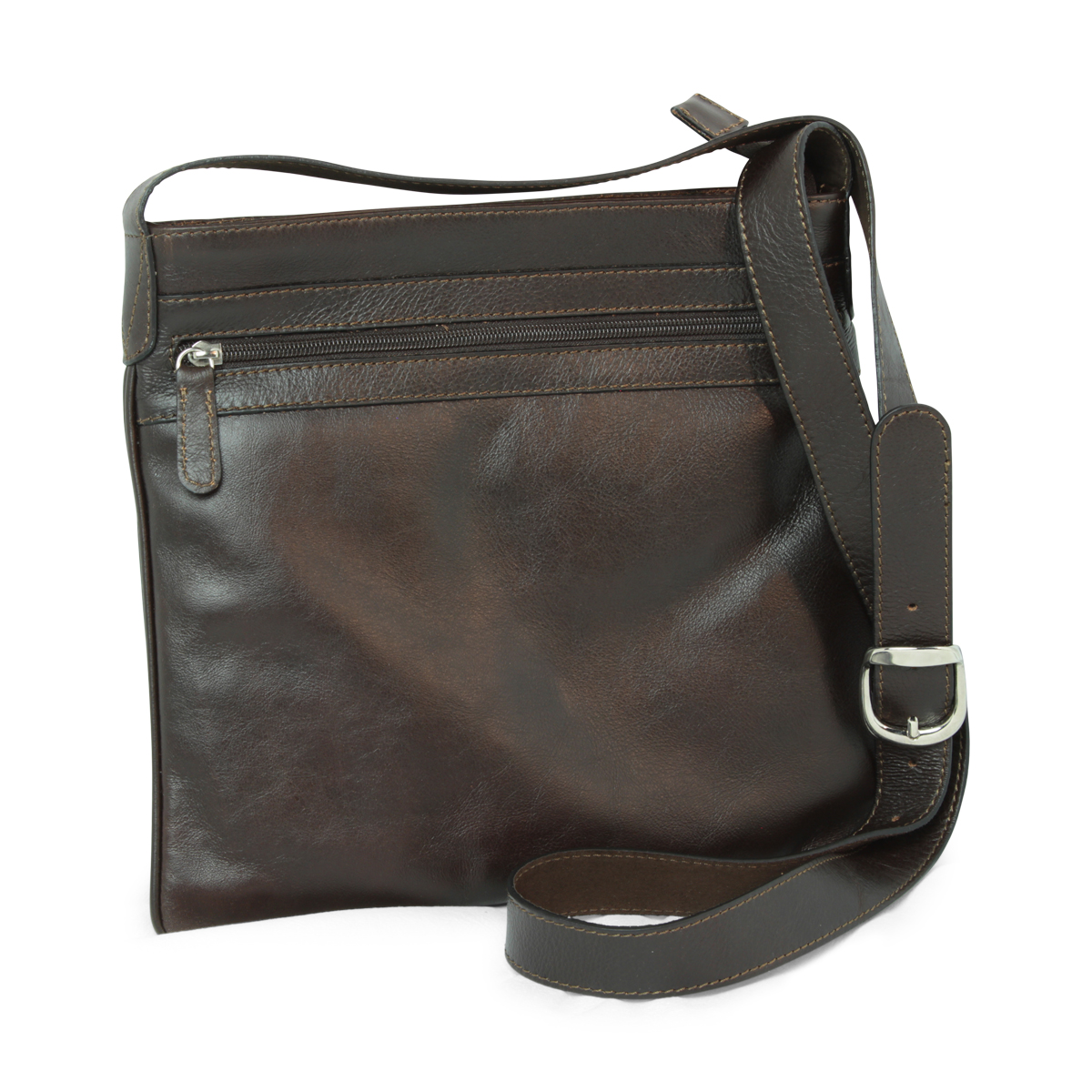 Leather cross body bag