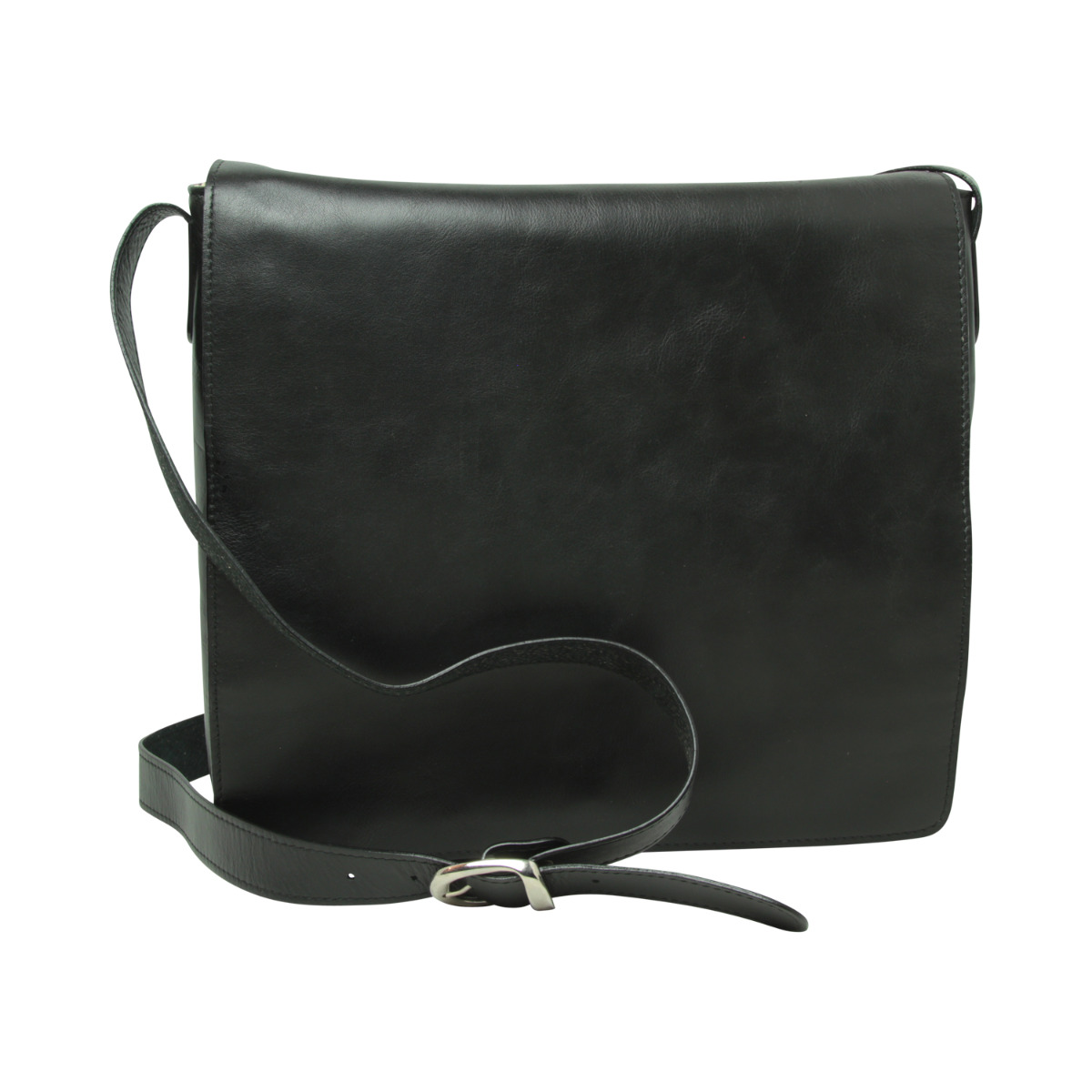 Full grain leather messenger