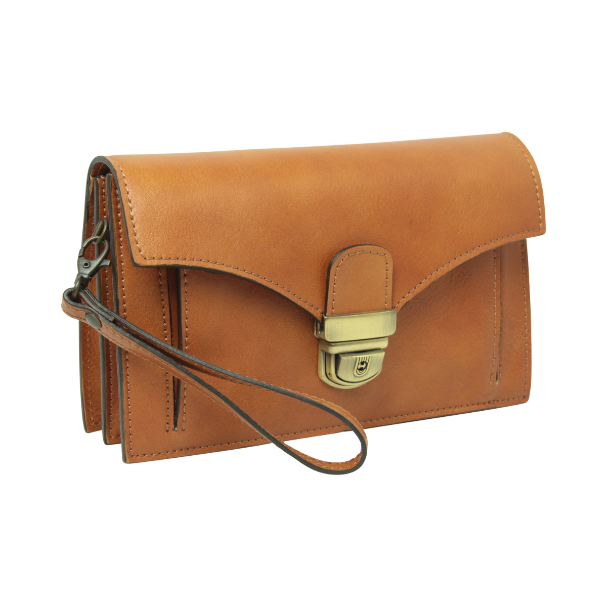 Leather clutch