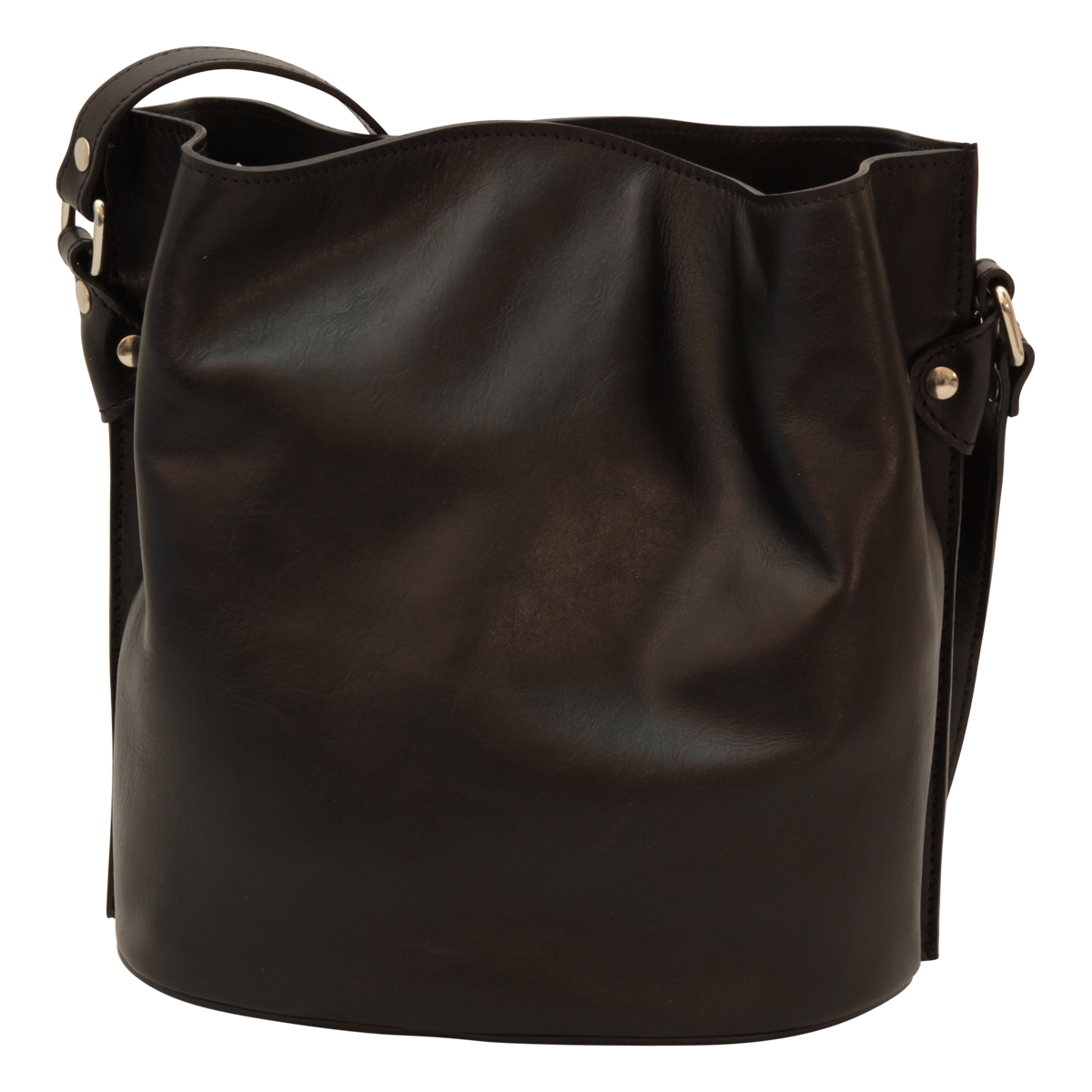 Cowhide leather shoulder bag