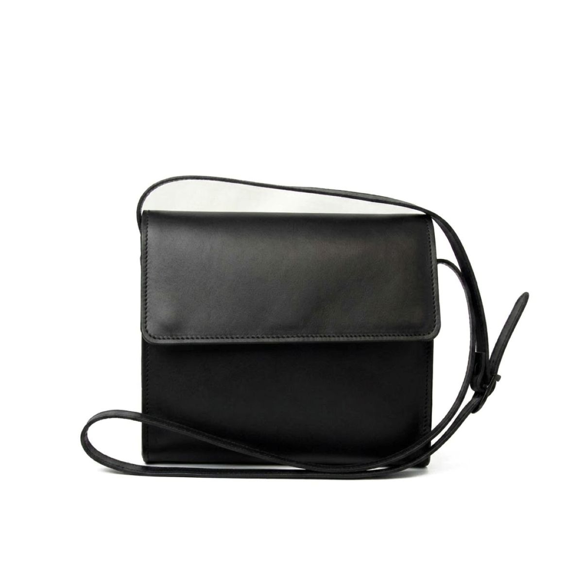 Shoulder bag in full grain calfskin