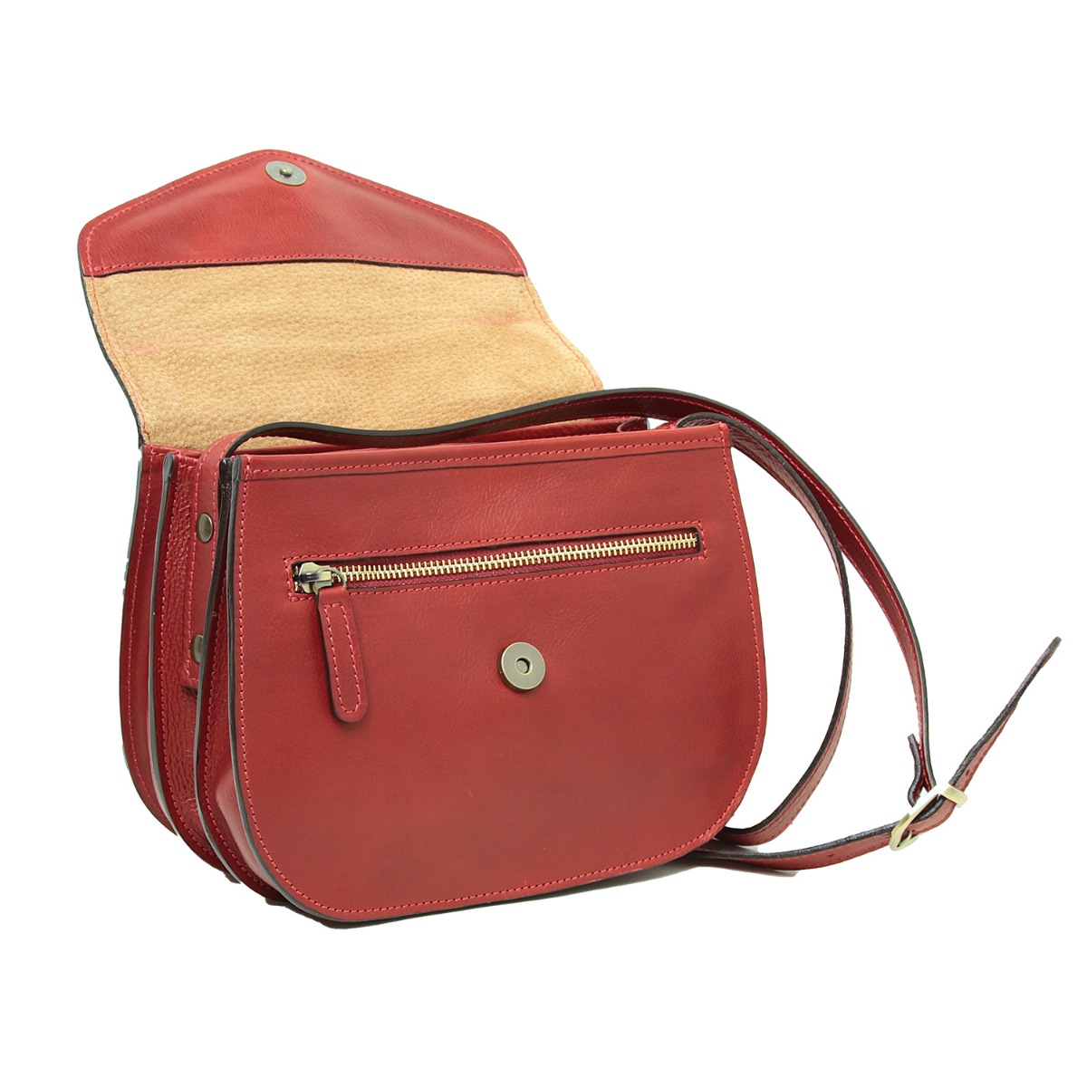 Antibes Small Calfskin Shoulder Bag - Black