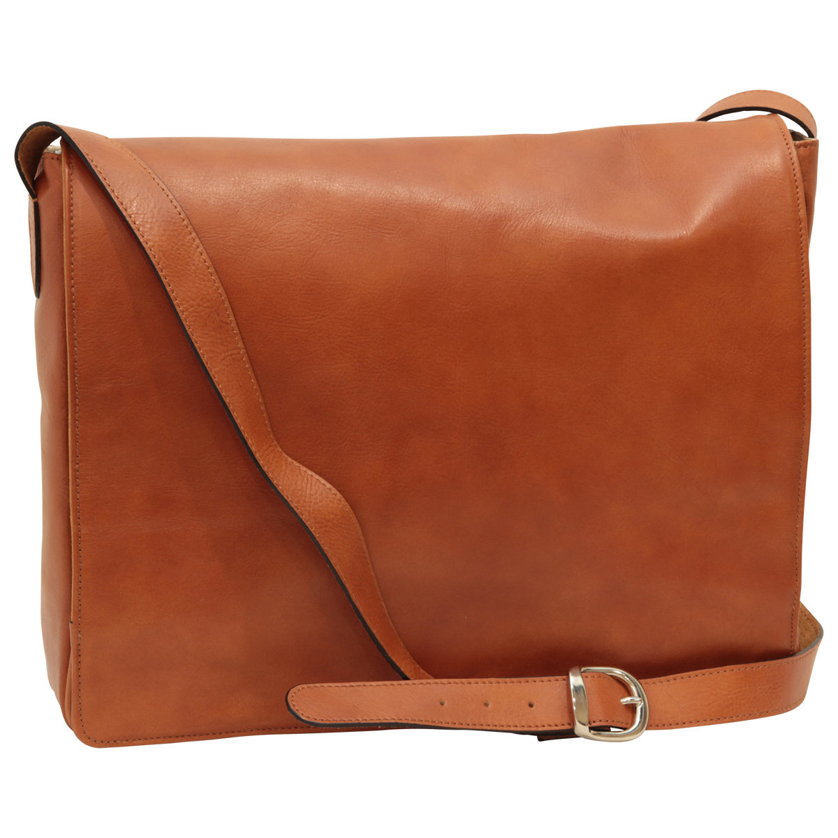 Italian Leather Messenger Bags for Men in Full-Grain Leather
