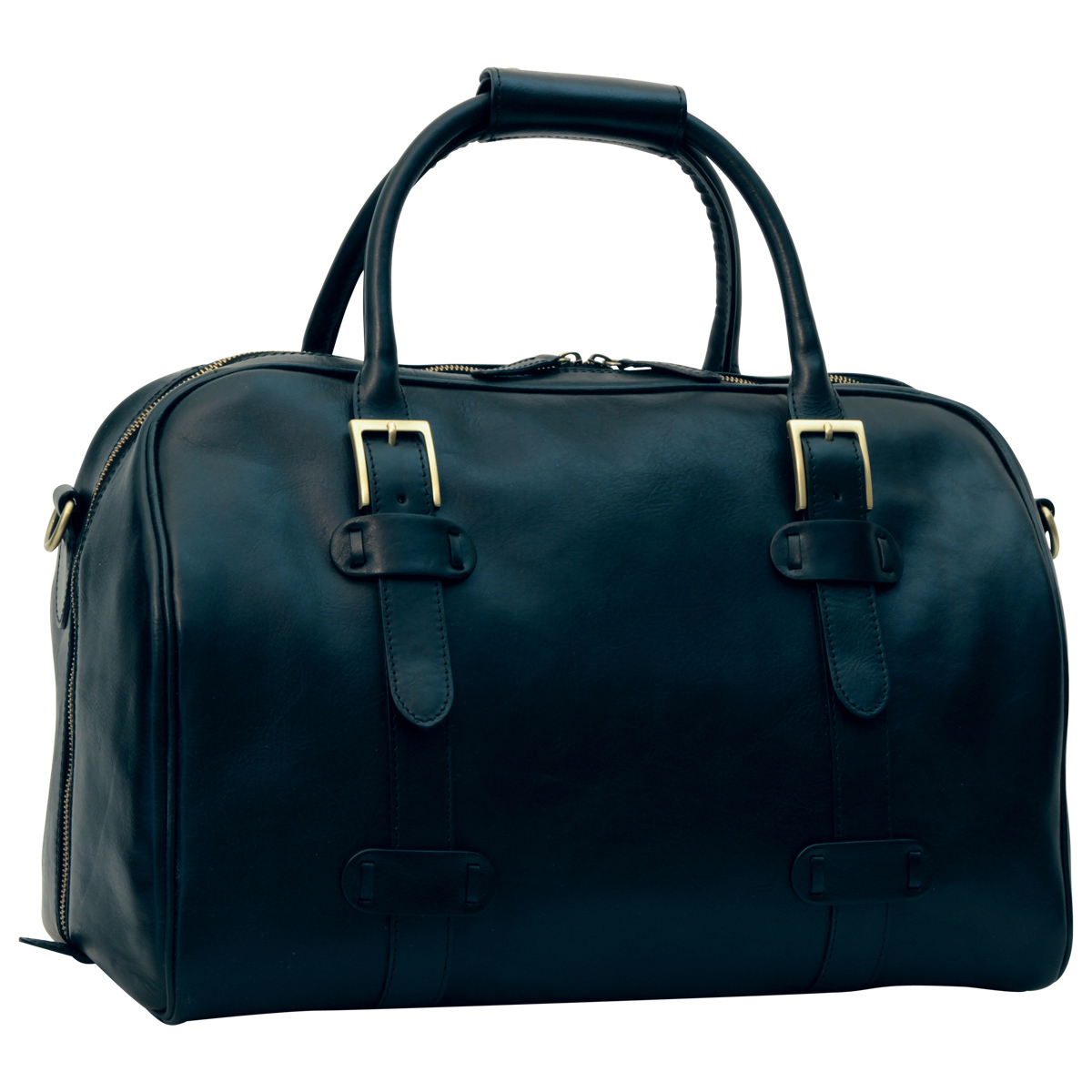 Cowhide leather duffel bag