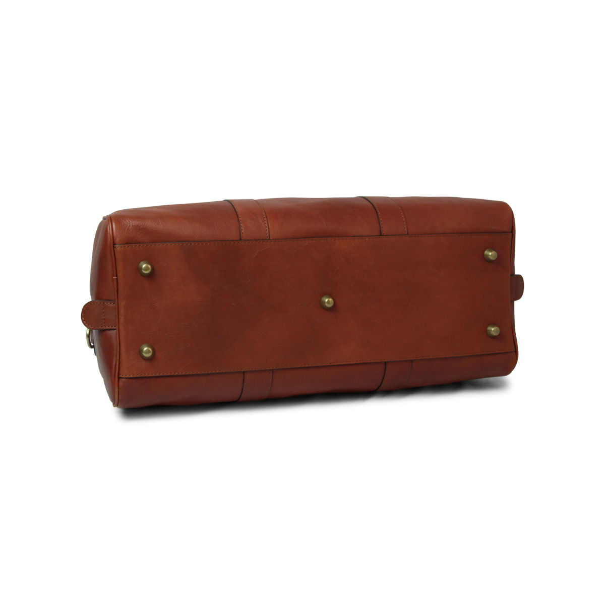 Full grain leather large travel bag - brown *|414991ma|Old Angler Firenze