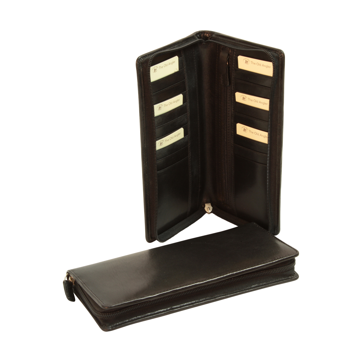 Leather travel wallet