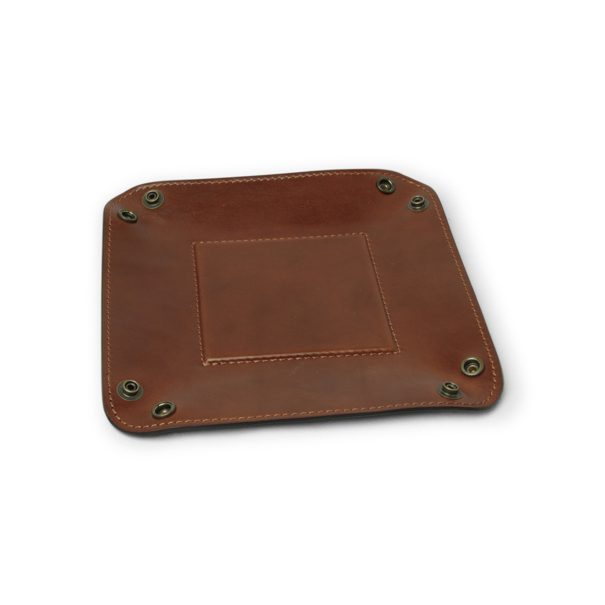 Brown - Handcrafted Fabric Valet Tray (11 x 9 in) 19