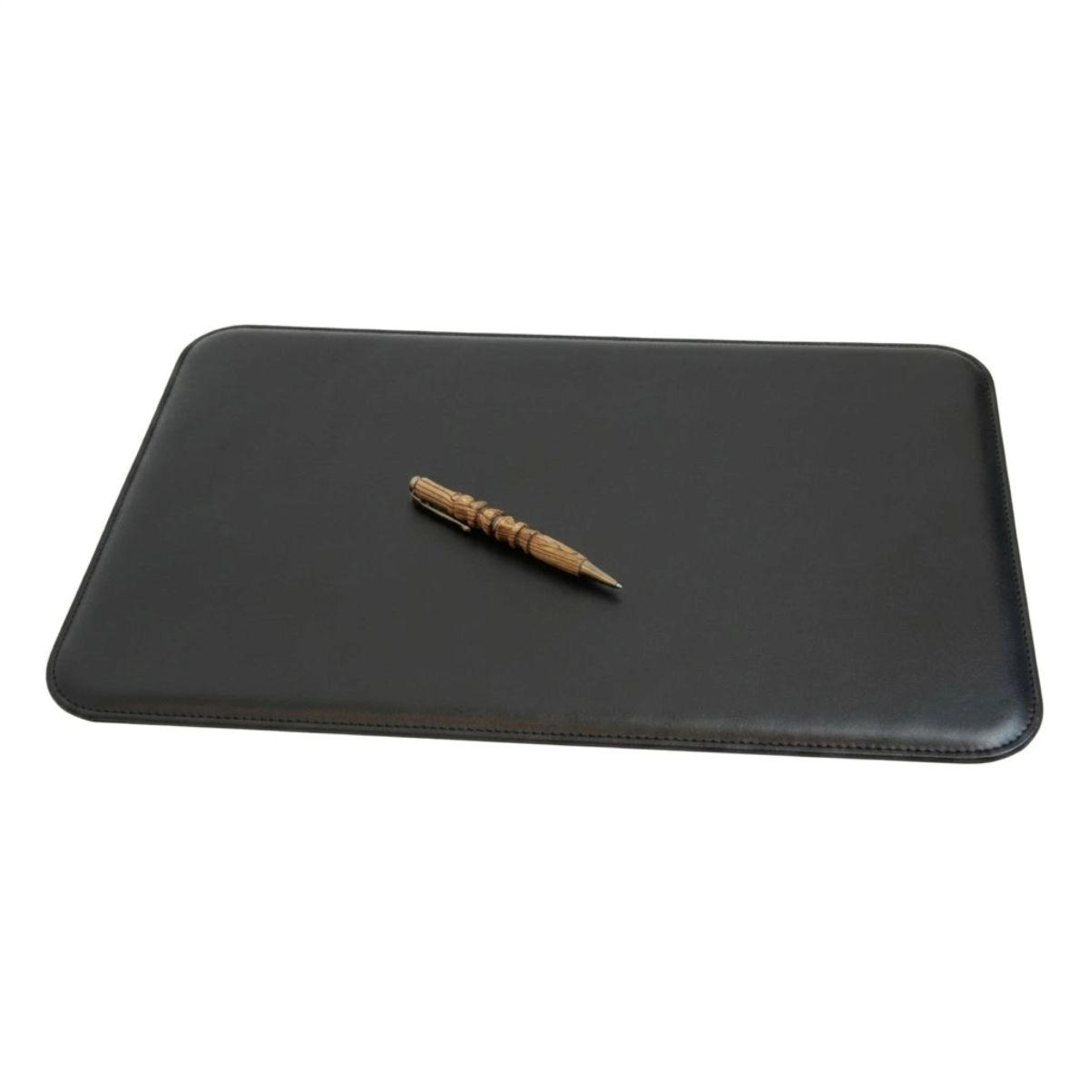 Leather desk pad - Black