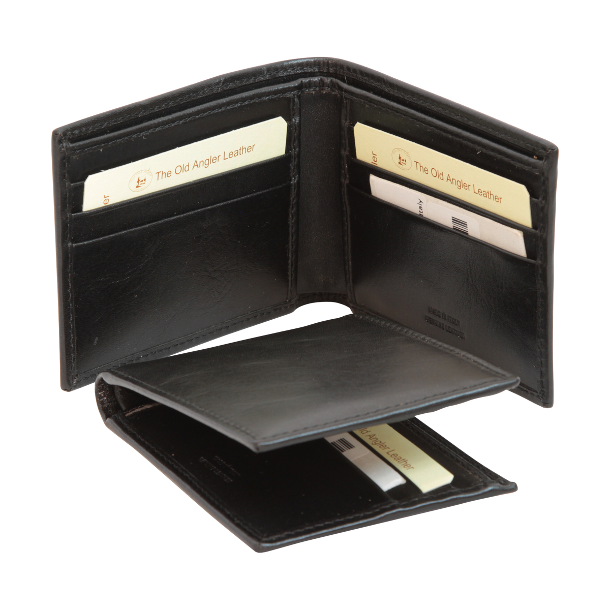 Men’s Italian Leather Wallet in Full-Grain Leather