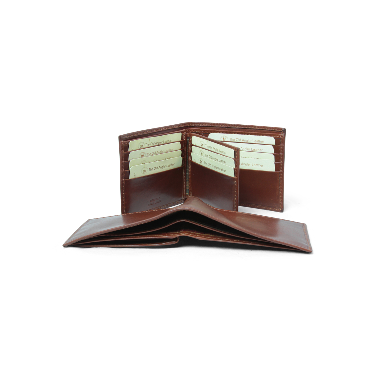 Leather wallet - brown|851193MA|Old Angler Firenze
