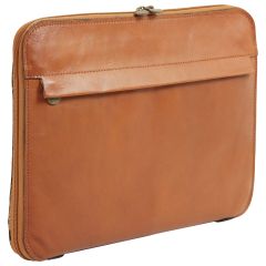 Leather Folder - Brown Colonial