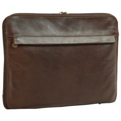Leather Folder - Dark Brown