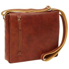 Lightweight Messenger Bag - Brown Colonial