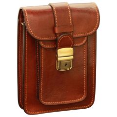 Leather Belt Piece - Brown