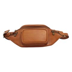 Leather belt pack - Brown colonial