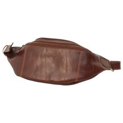 Leather Belt Pack - Brown