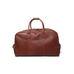 All in one leather bag - brown